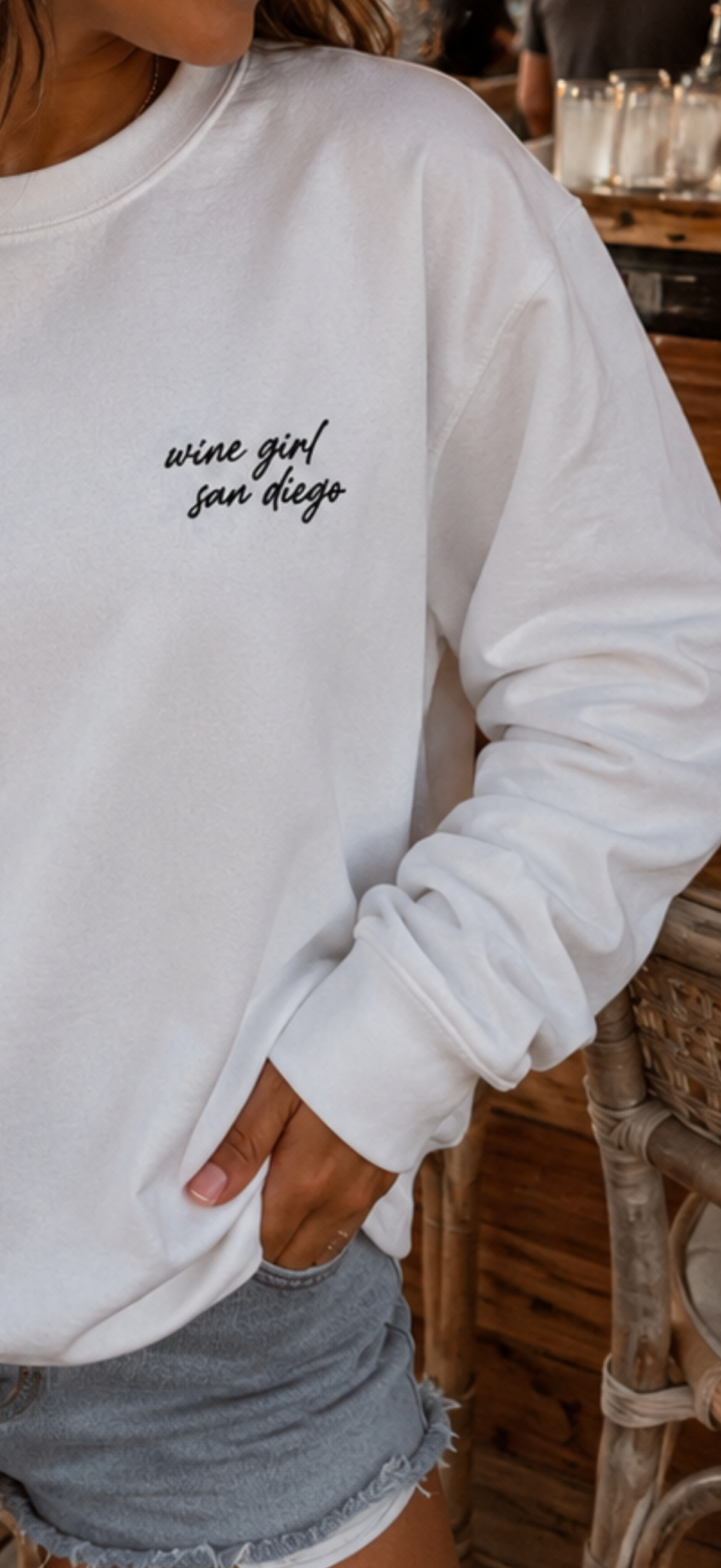 Wine Girl San Diego Sweatshirt