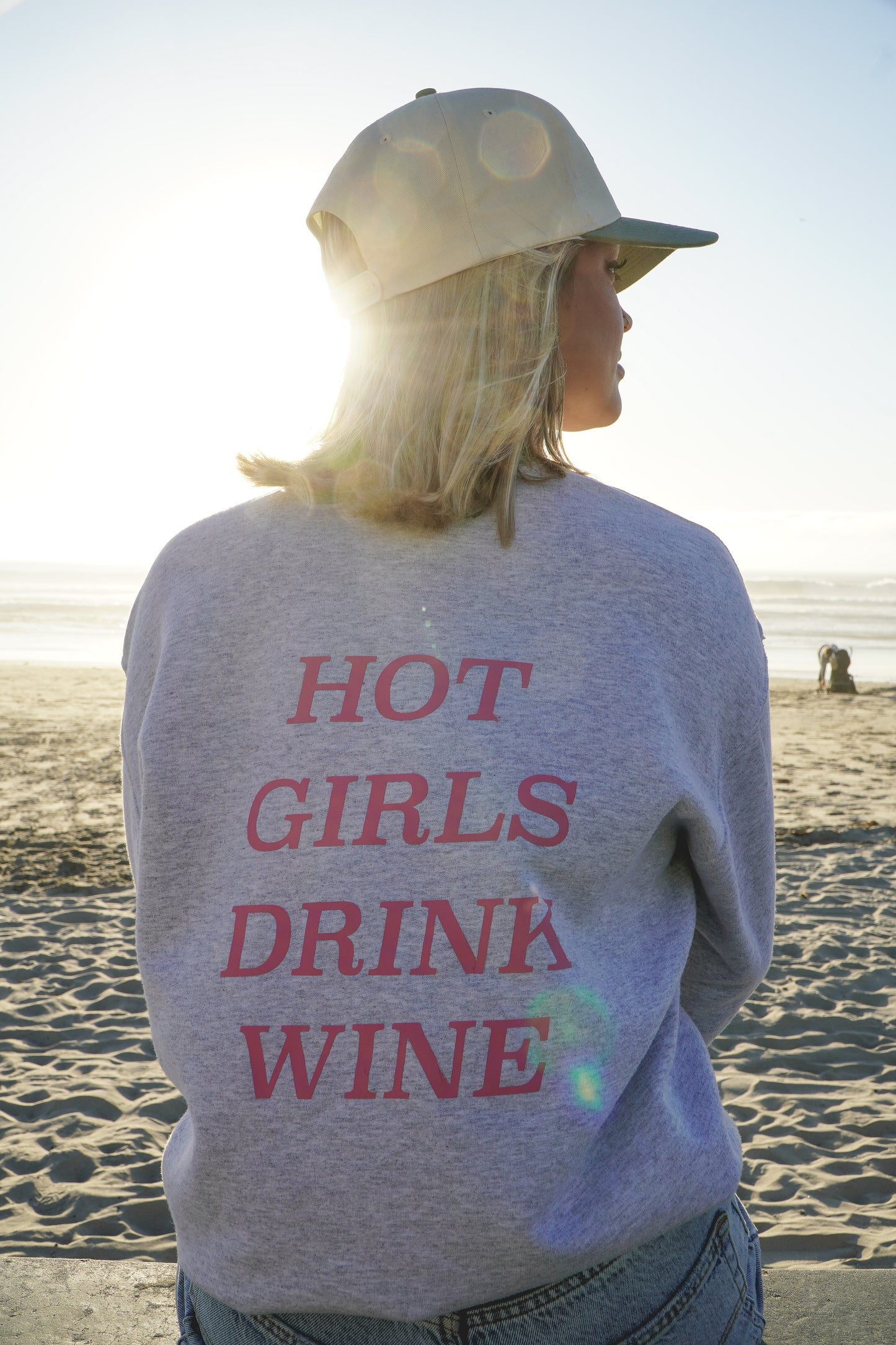 Hot Girls Drink Wine Sweatshirt