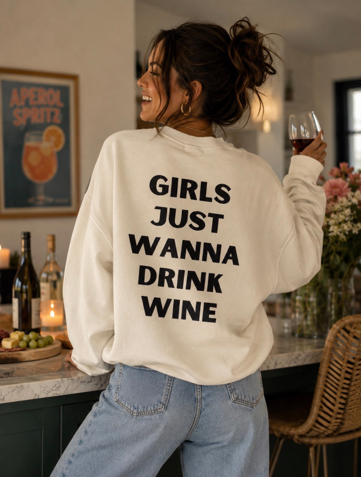 Girls Just Wanna Drink Wine Sweatshirt