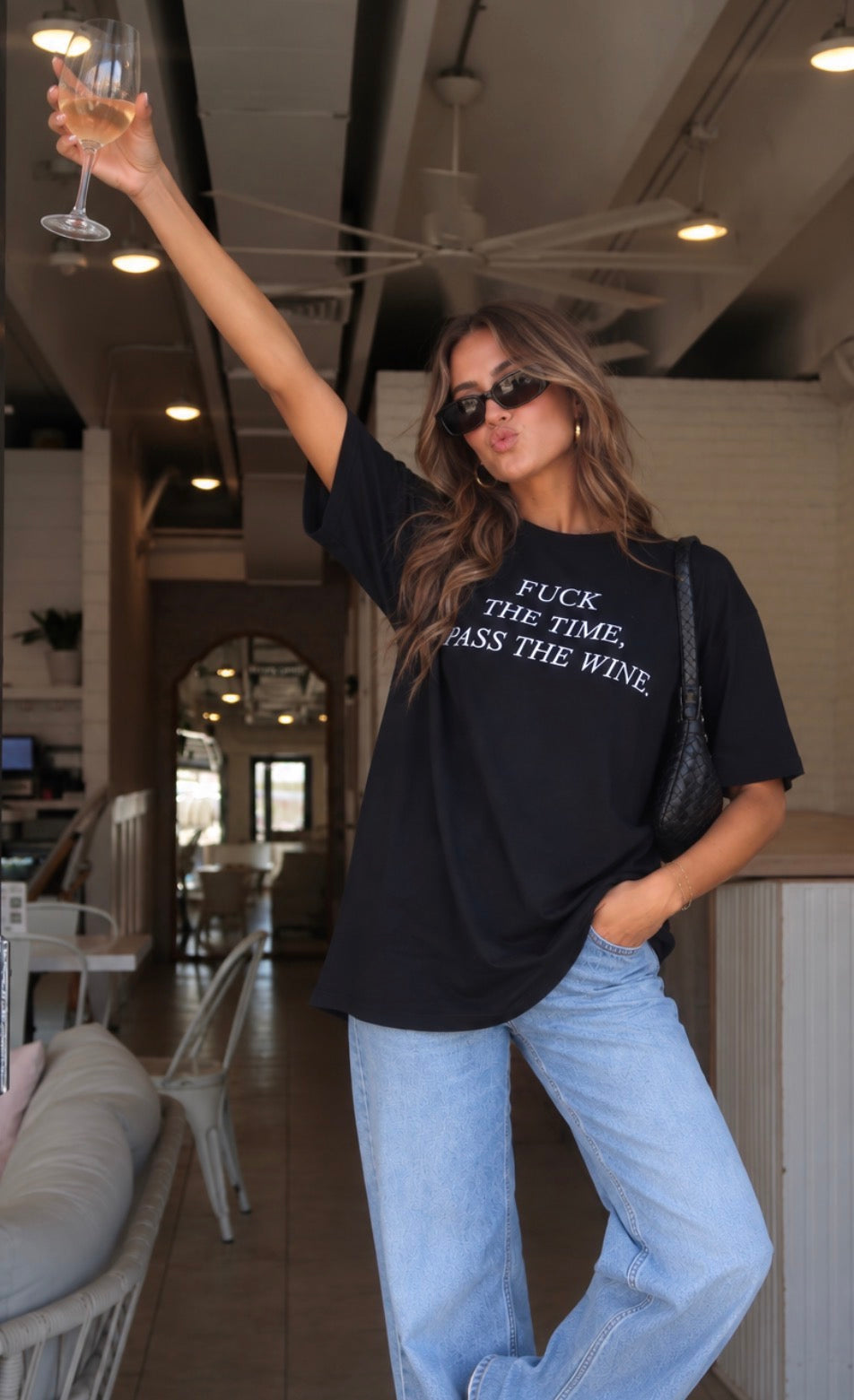 Pass the Wine (Black)