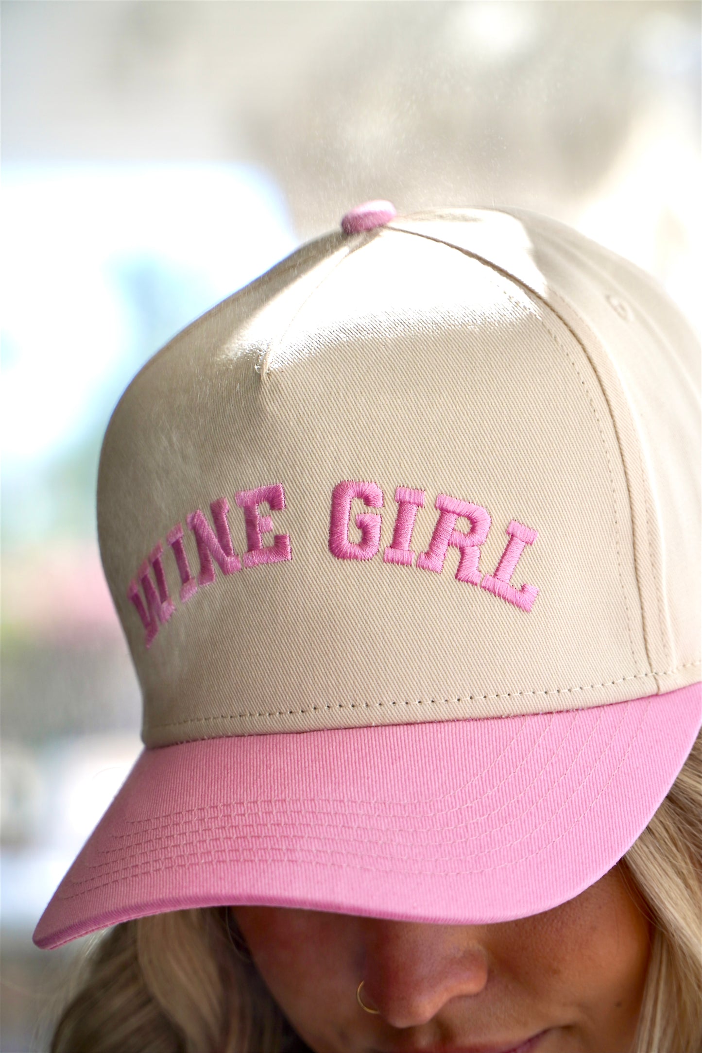 Pink Wine Girl Hat