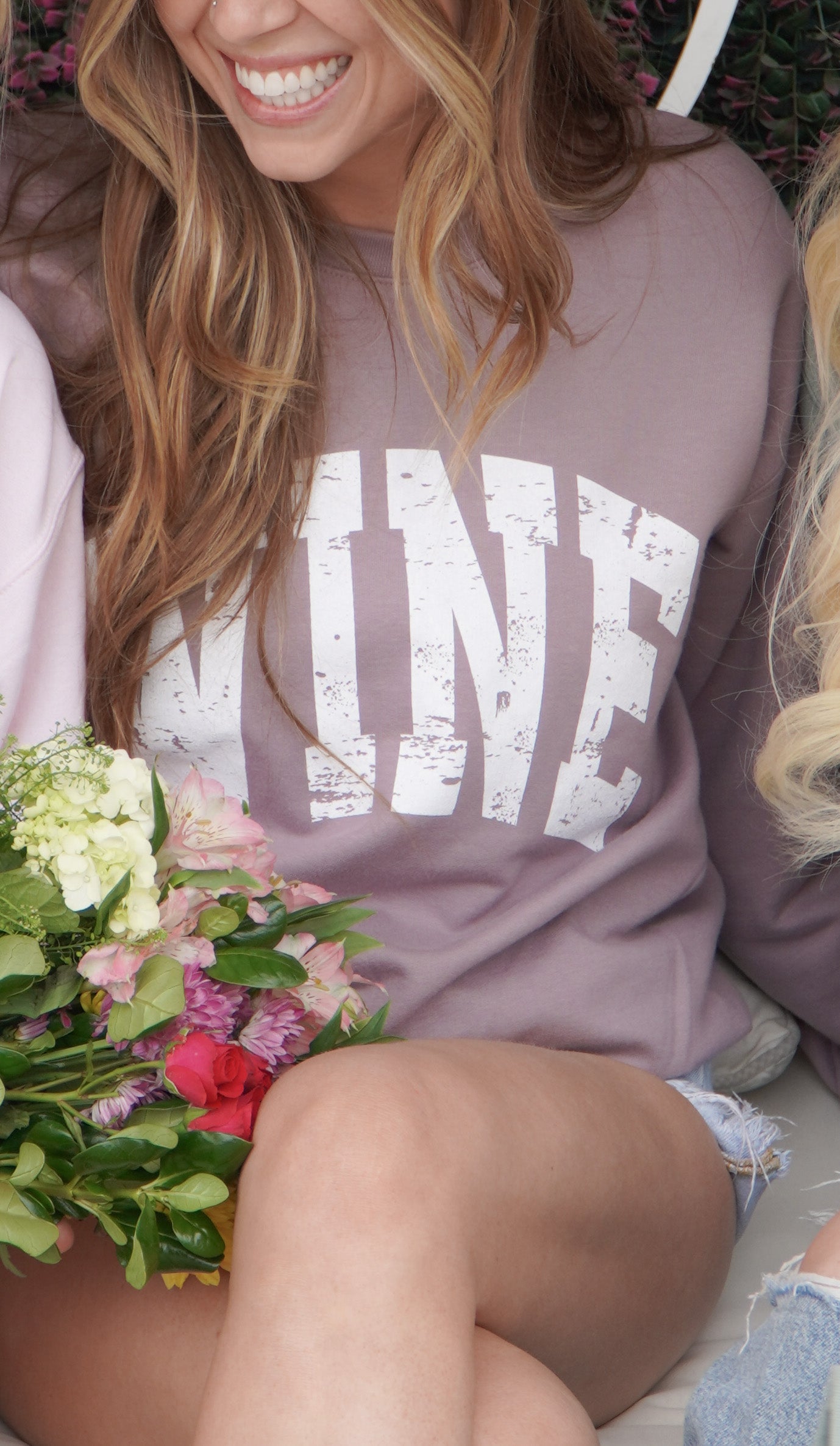 Lavender WINE Sweatshirt