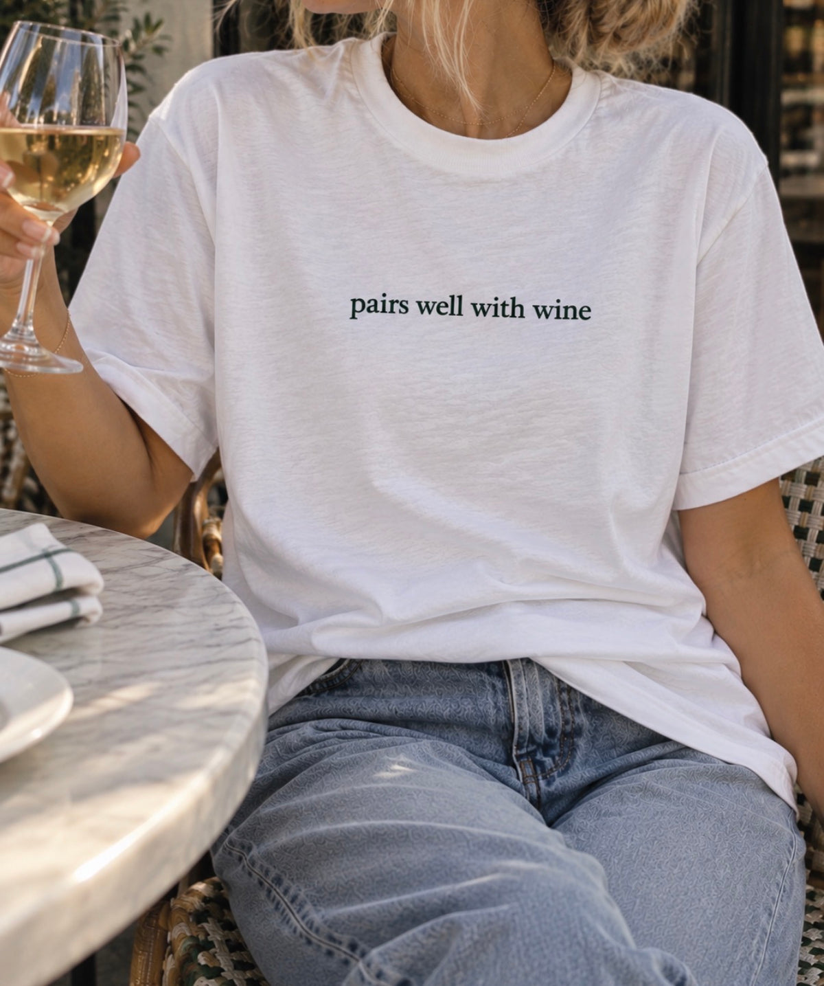 Pairs Well With Wine T-Shirt