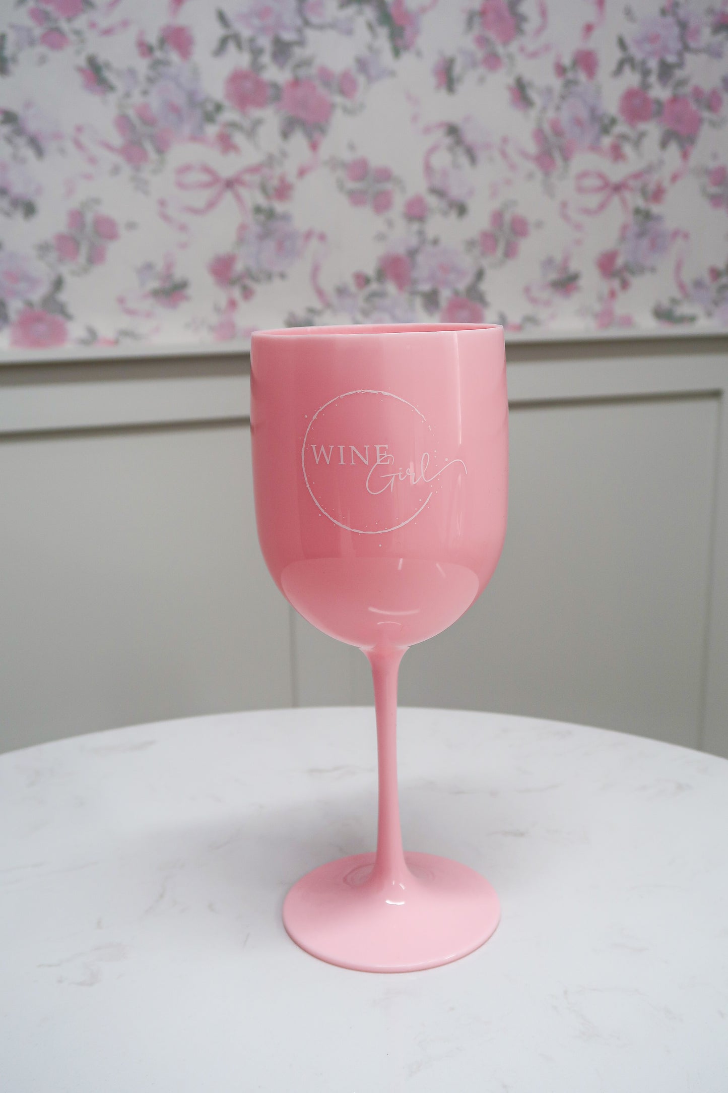 Wine Girl Acrylic Flute
