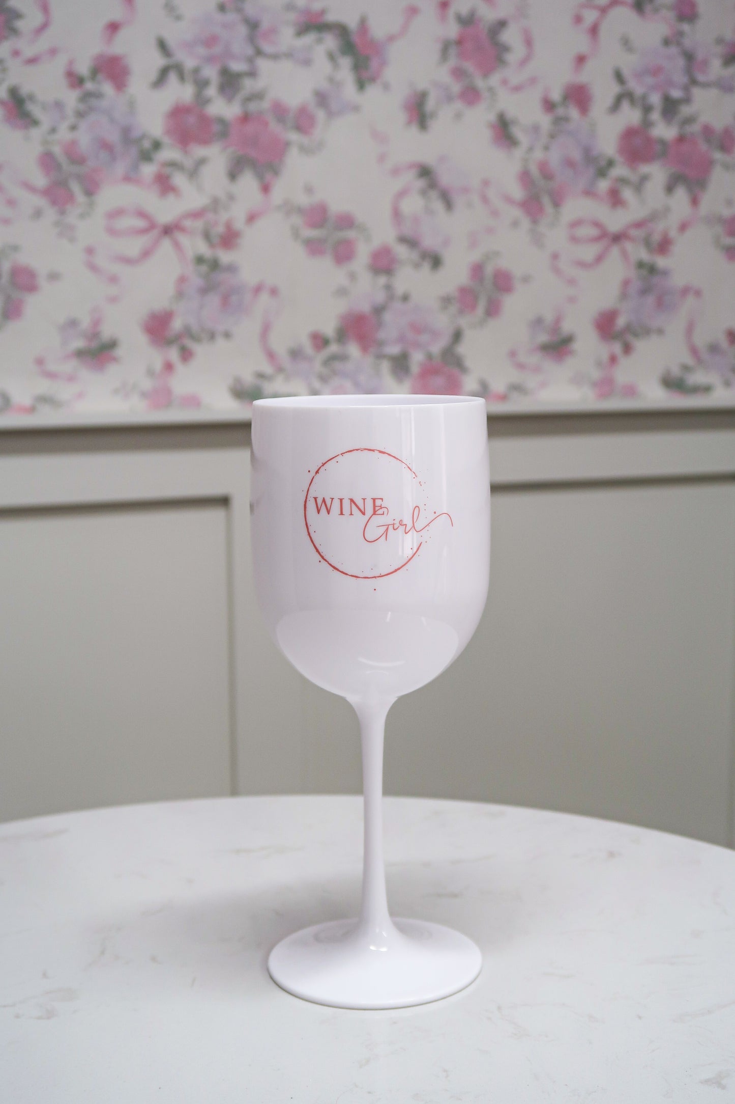 White Wine Girl Acrylic Flute