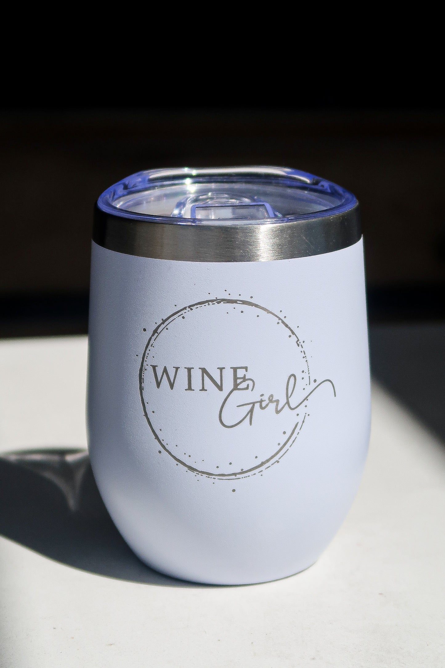 White Wine Girl Tumbler