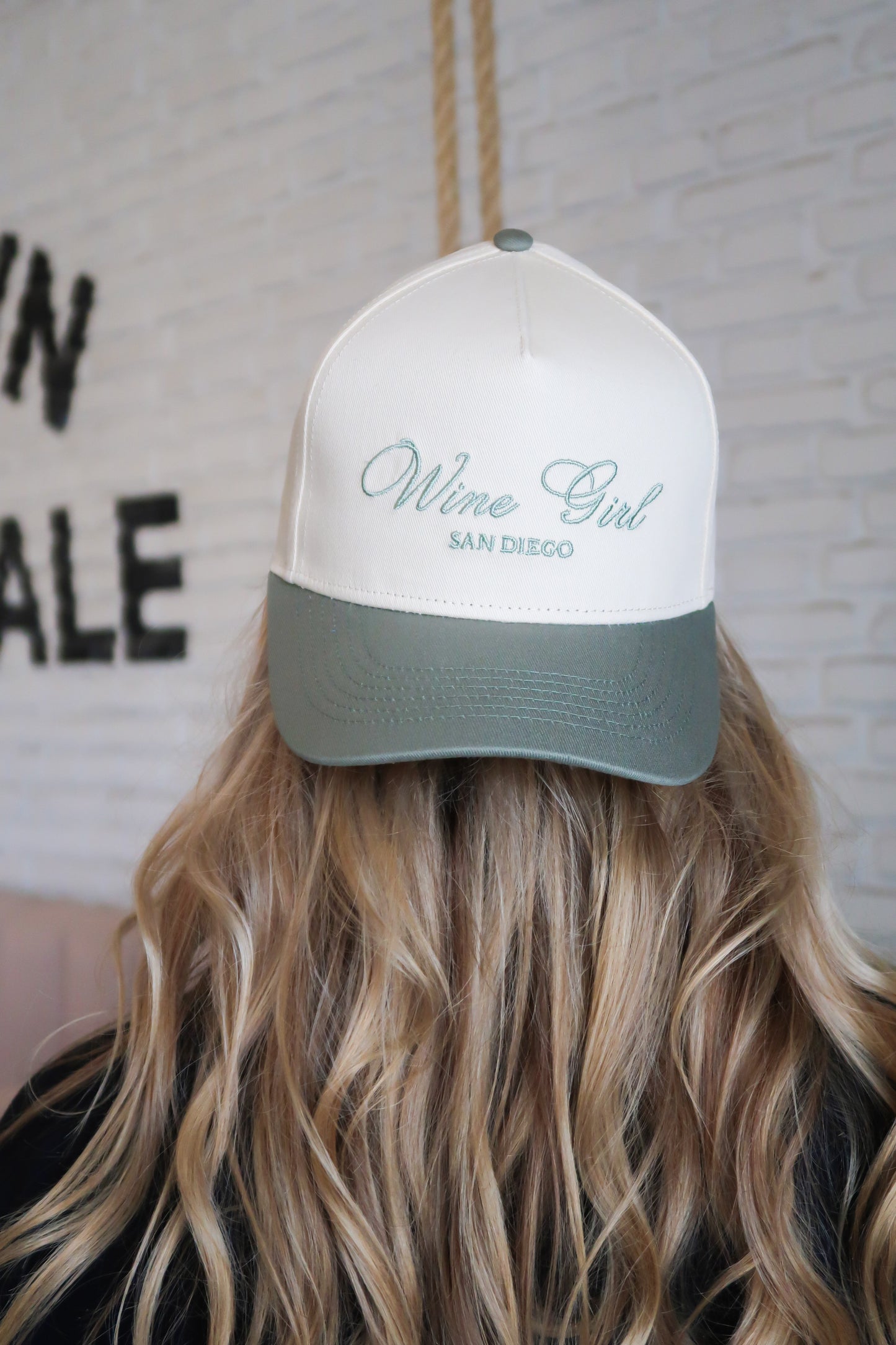 Wine Girl San Diego Sage Hat