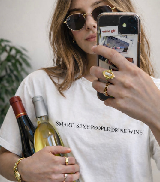 Smart, Sexy People Drink Wine Tshirt
