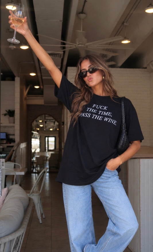 Pass the Wine (Black)