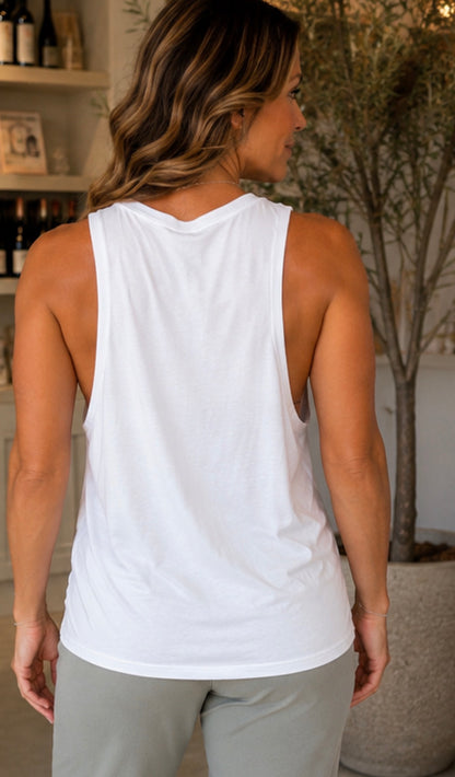 Corks Are For Quitters White Tank