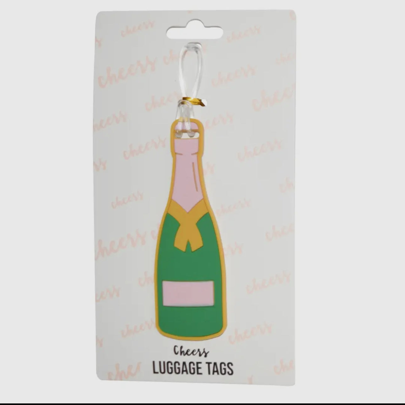 Champagne Luggage Tag