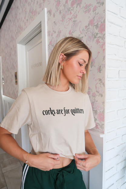 Corks T-Shirt (Cropped)