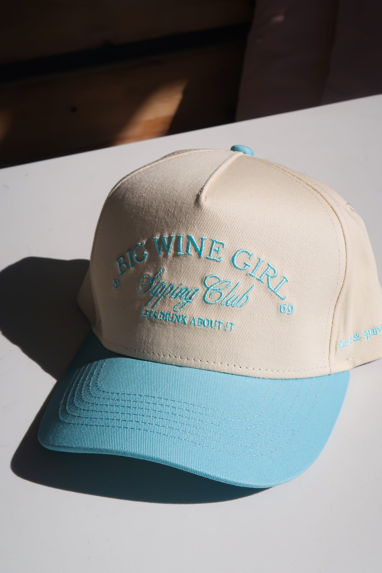 Big Wine Girl Hat Teal