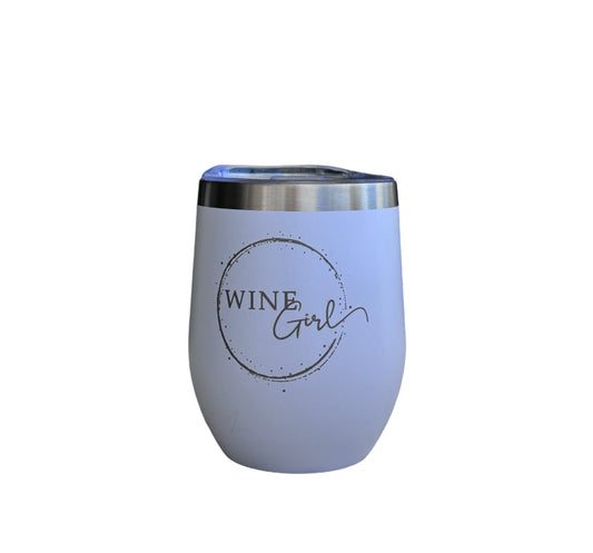 White Wine Girl Tumbler