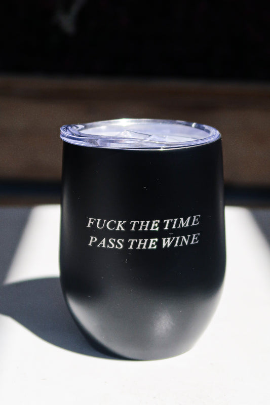 Pass the Wine Tumbler (BLACK)