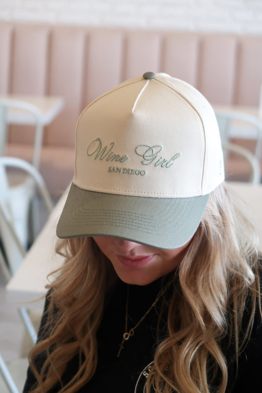 Wine Girl San Diego Sage Hat