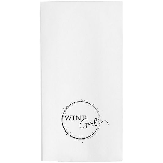 Wine Girl Tea Towel